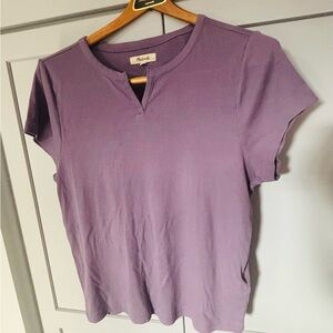 Madewell Purple Short Sleeve Tee